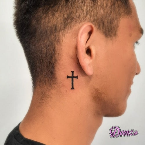 Waterproof Temporary Tattoo Sticker Flowers Big Pray Hands Cross Honely  Lovely Letters Neck Flash Tatto Fake Tatoo for Women Men - AliExpress